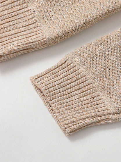 Chad | Men's Full-Zip Ribbed Knit Cardigan